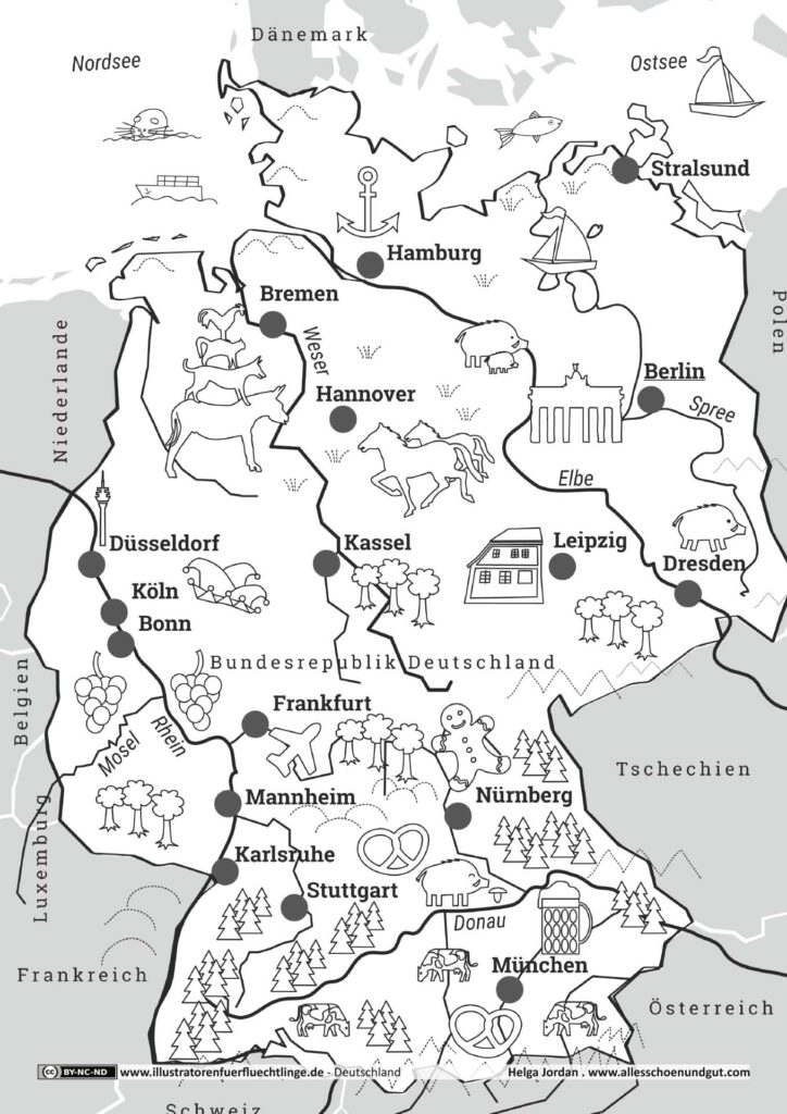 Leben und Wohnen - Deutschlandkarte