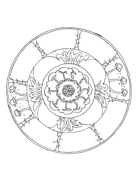 Durch das Jahr - Frühling Mandala