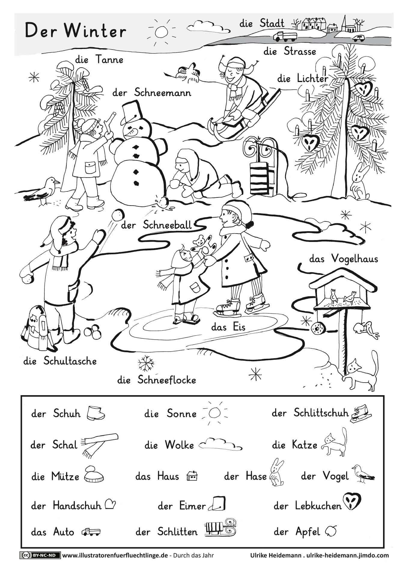 Durch das Jahr - Winter von Ulrike Heidemann