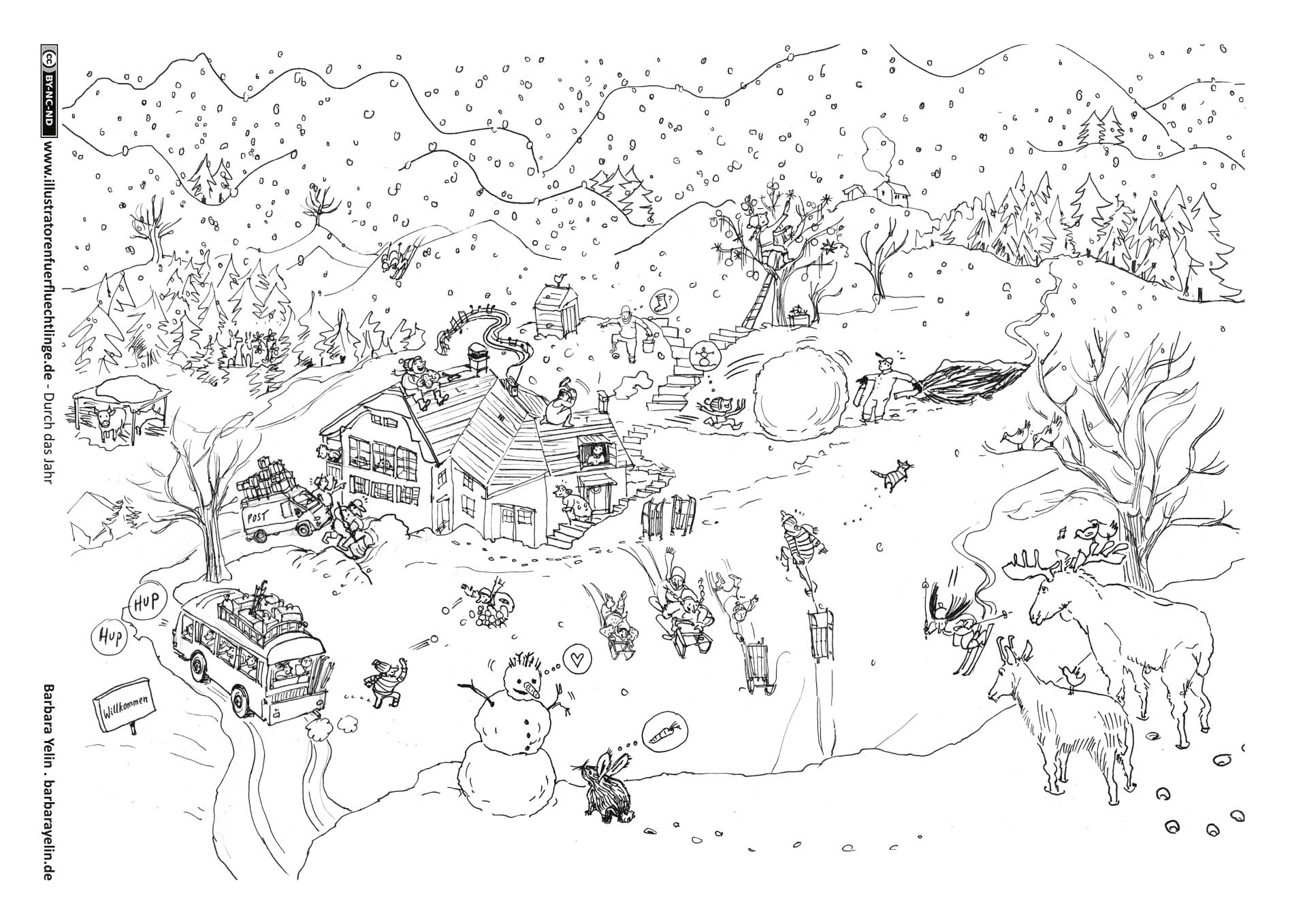 Durch das Jahr - Winter in den Bergen