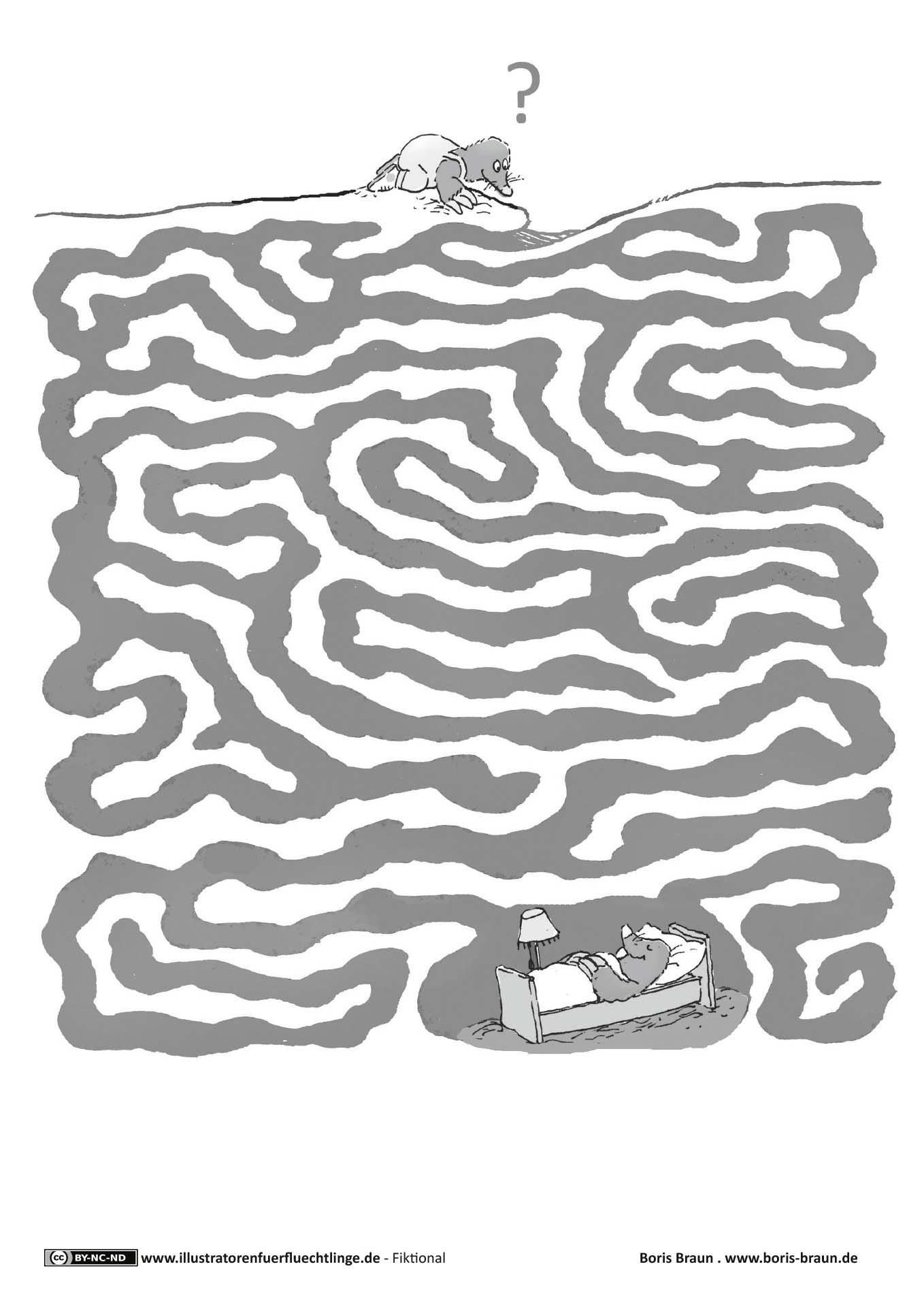 Fiktional - Maulwurf Labyrinth