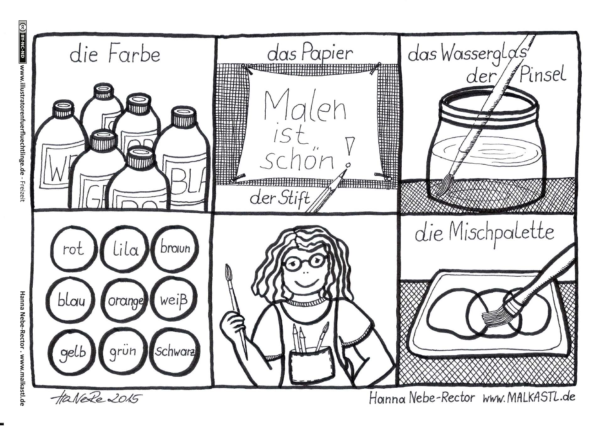 Freizeit - Malen Farbe Malschule