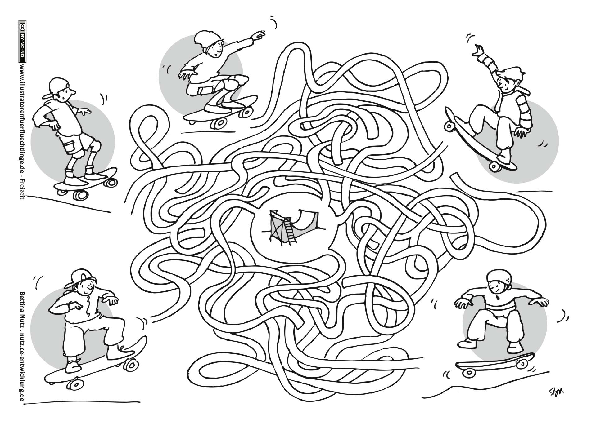 Freizeit - Skater Skateboard