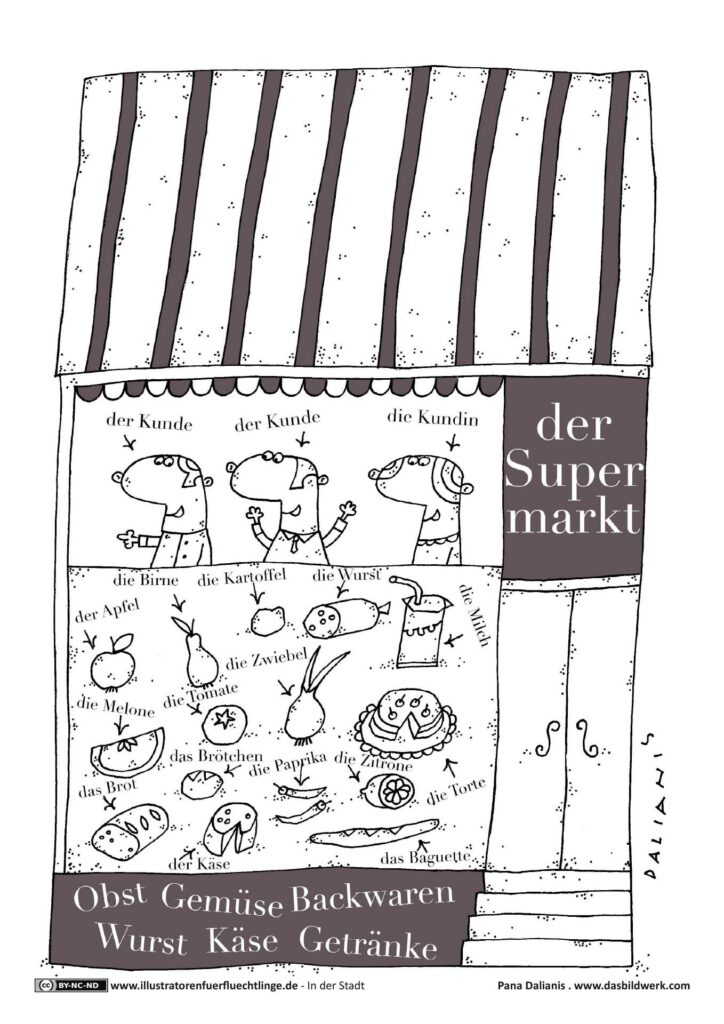 In der Stadt - Supermarkt