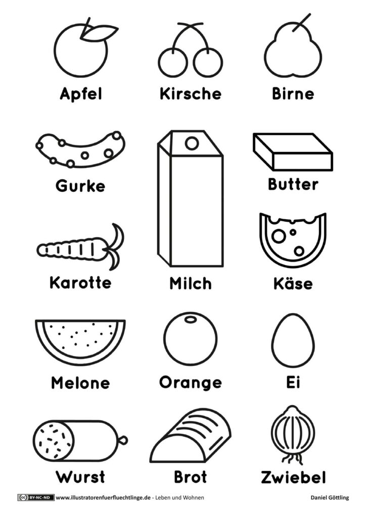 Leben und Wohnen - Essen Lebensmittel von Daniel Göttling