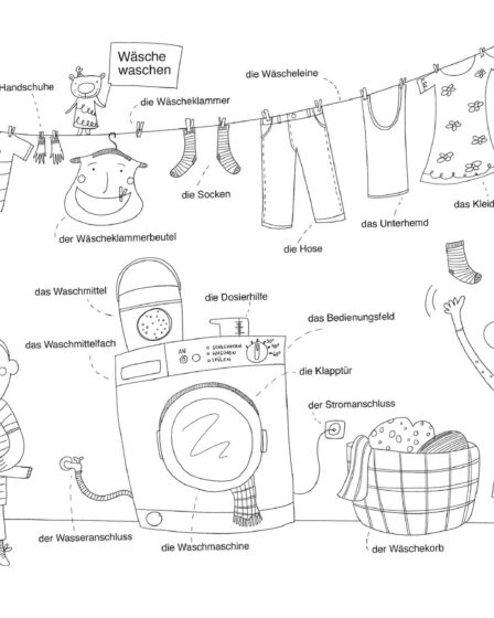 Leben und Wohnen - Kleidung Wäsche Waschmaschine