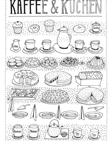 Leben und Wohnen - Tagesablauf Mahlzeiten Kaffee und Kuchen von Johanna Goldmann