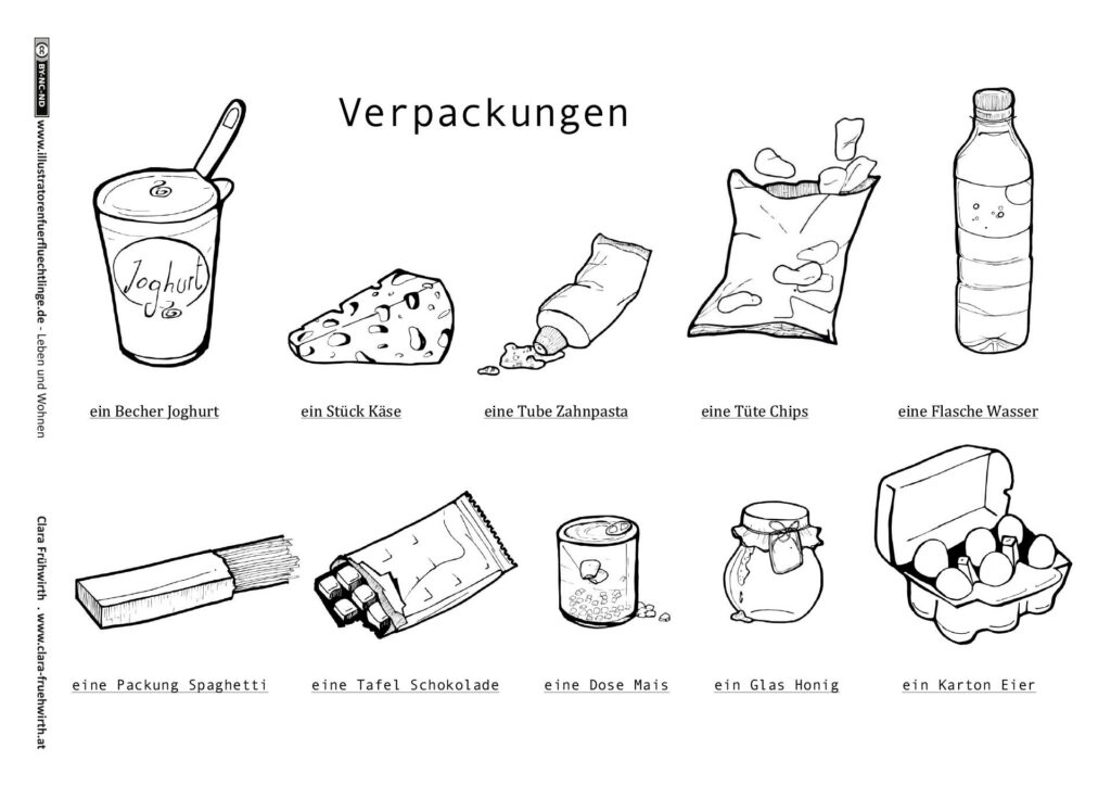 Leben und Wohnen - Verpackungen