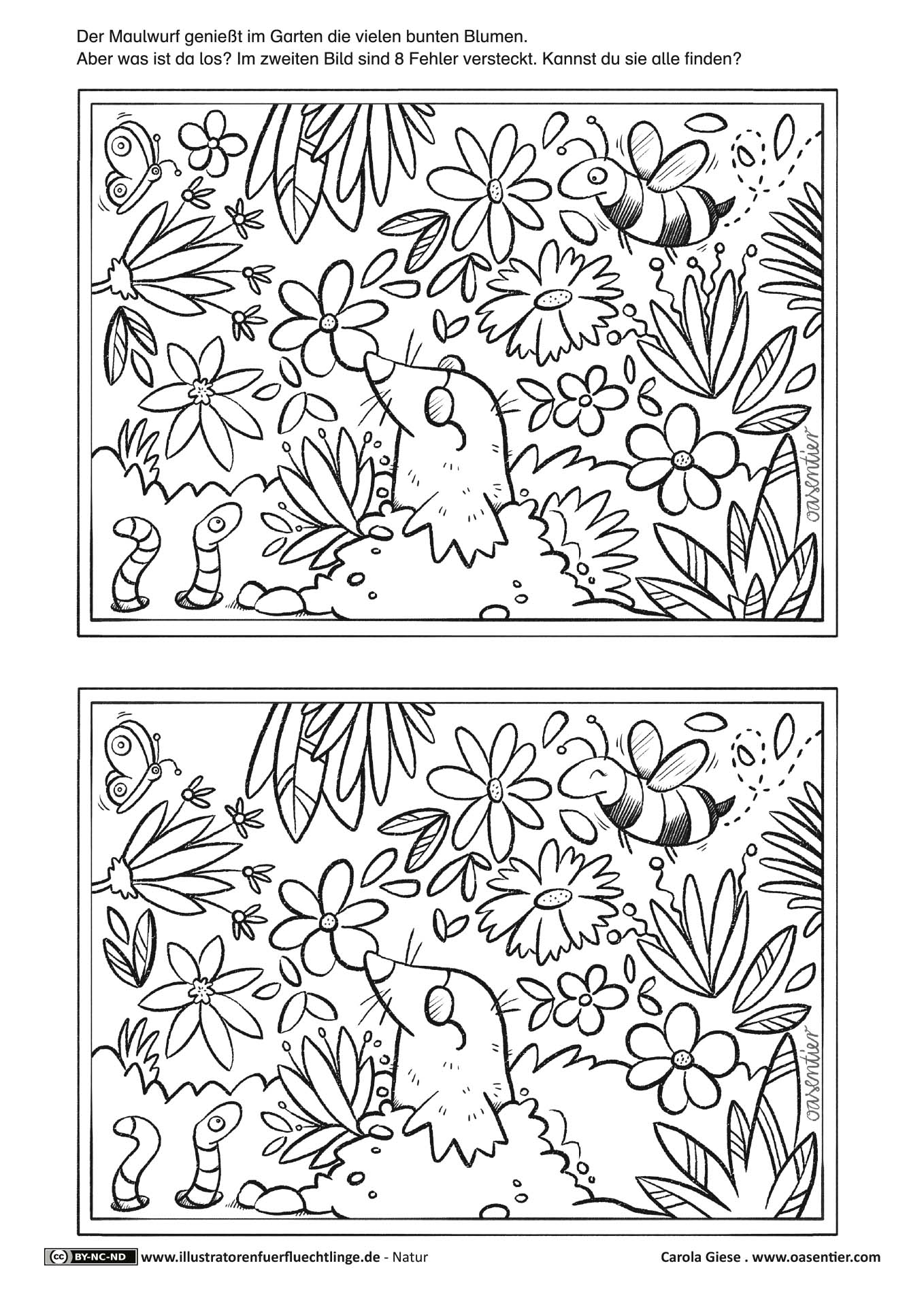 Natur â Garten Tiere Fehlerbild â Illustratoren fĂŒr FlĂŒchtlinge Natur â Garten Tiere Fehlerbild â Illustratoren fĂŒr FlĂŒchtlinge