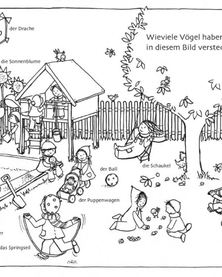 Schule und KiTa - Kindergarten Spielen draußen von Stefanie Messing