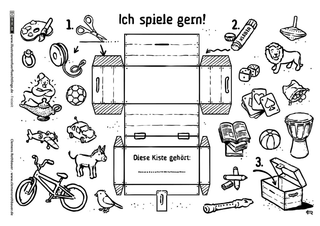 Freizeit - Spielzeug Schatzkiste Basteln von Clemens Rothbauer