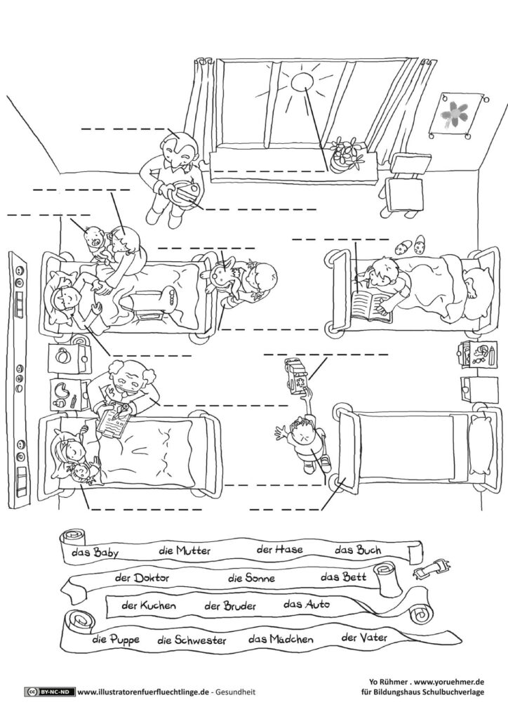 Gesundheit - Krankenhaus Krankenzimmer von Yo Rühmer