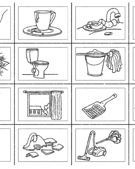Leben und Wohnen - Putzen und Reinige Bildkarten von Alexa Riemann