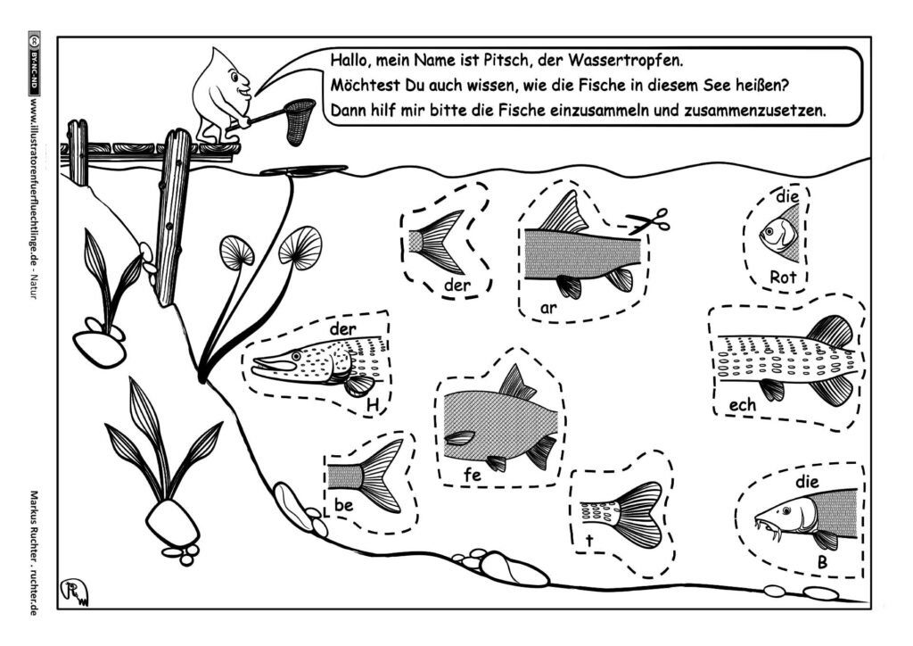 Natur - Fisch Puzzle von Makus Ruchter